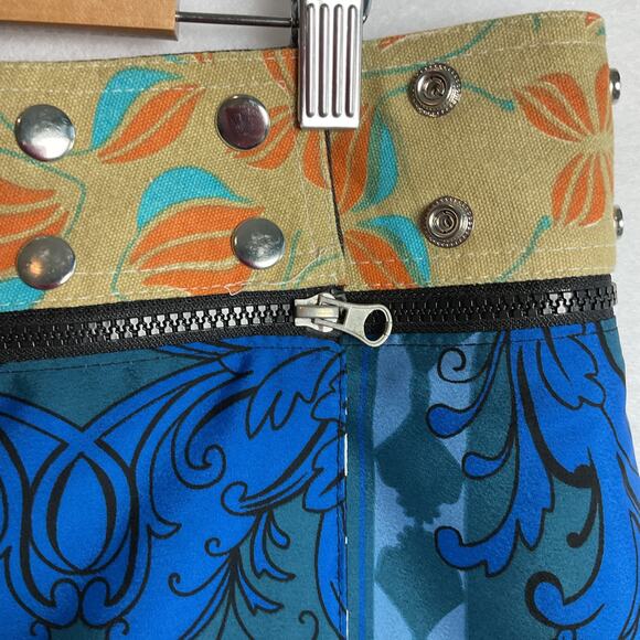 Zand Amsterdam Adjustable Reversible Wrap Skirt Boho Chic One Size - Picture 7 of 14